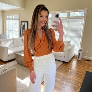 Orange Blouse